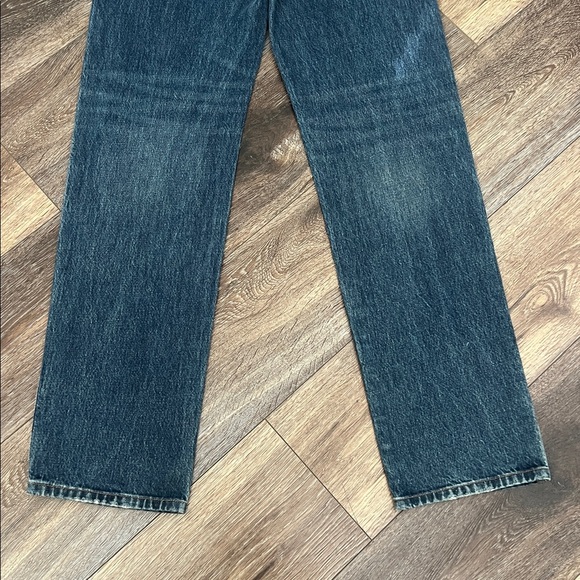 Khaite “Albi” High-Rise Straight Jeans In Med Wash - Picture 10 of 13